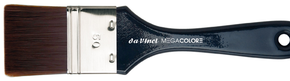 da Vinci Series 5043 Megacolor, hand-cupped to a chiselled straight edge, threefold thickness