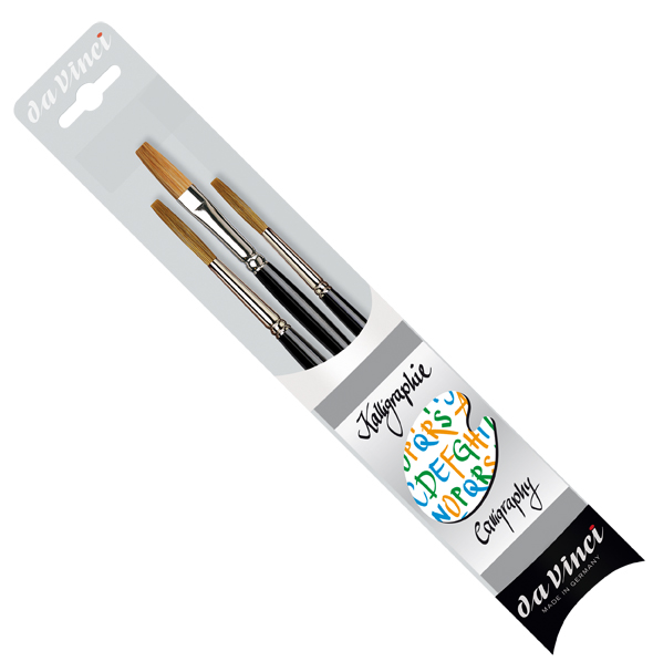 da Vinci Series 5108 Lettering brush set made from natural hair