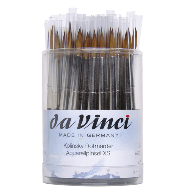 da Vinci Series 5220 Kolinsky red sable water colour brush