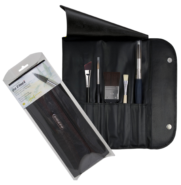 da Vinci Series 5271 Water colour brush set in leather case