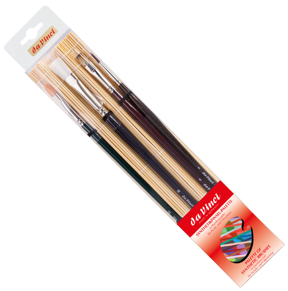 da Vinci Series 5402 Acrylic and Oil painting brushes in bamboo mat