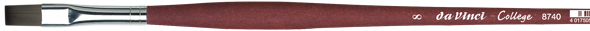 da Vinci Series 8740 COLLEGE-Acrylic brush, flat