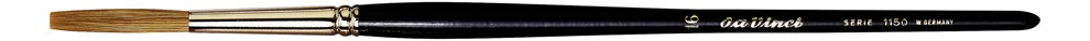 da Vinci Series 1150 Lettering Brush medium length with clean, straight edge