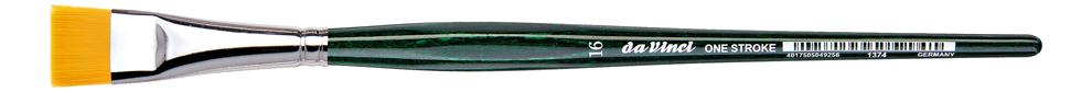 da Vinci Series 1374 NOVA Nail, one stroke brush, short setting