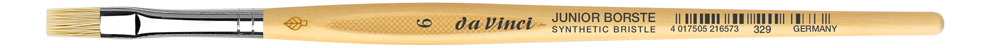 da Vinci Series 329 JUNIOR BORSTE SYNTHETIC BRISTLE  flat