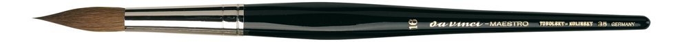 da Vinci Series 35 MAESTRO water colour brush, extra long and pointedly shaped