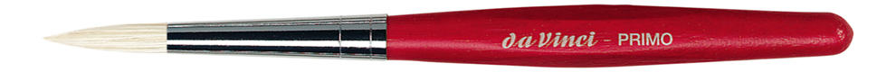 da Vinci Series 358R PRIMO, Bristle round, red