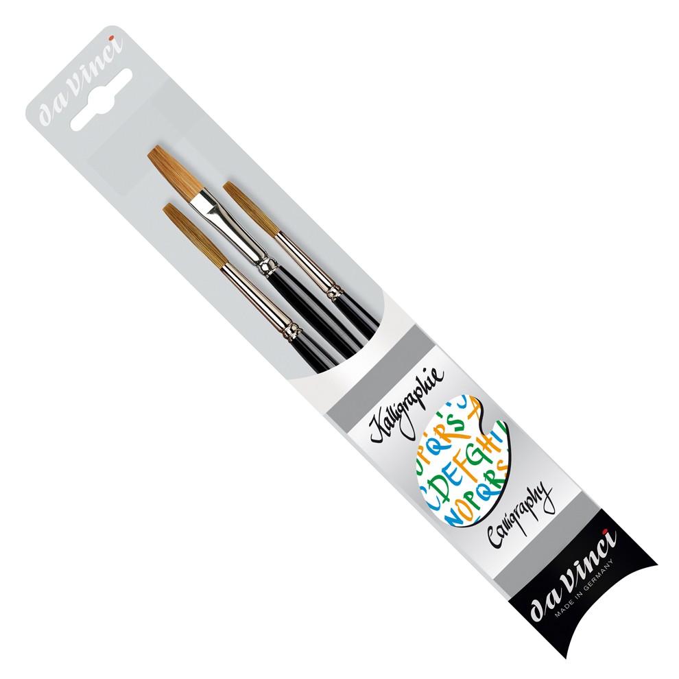 da Vinci Series 5108 Lettering brush set made from natural hair