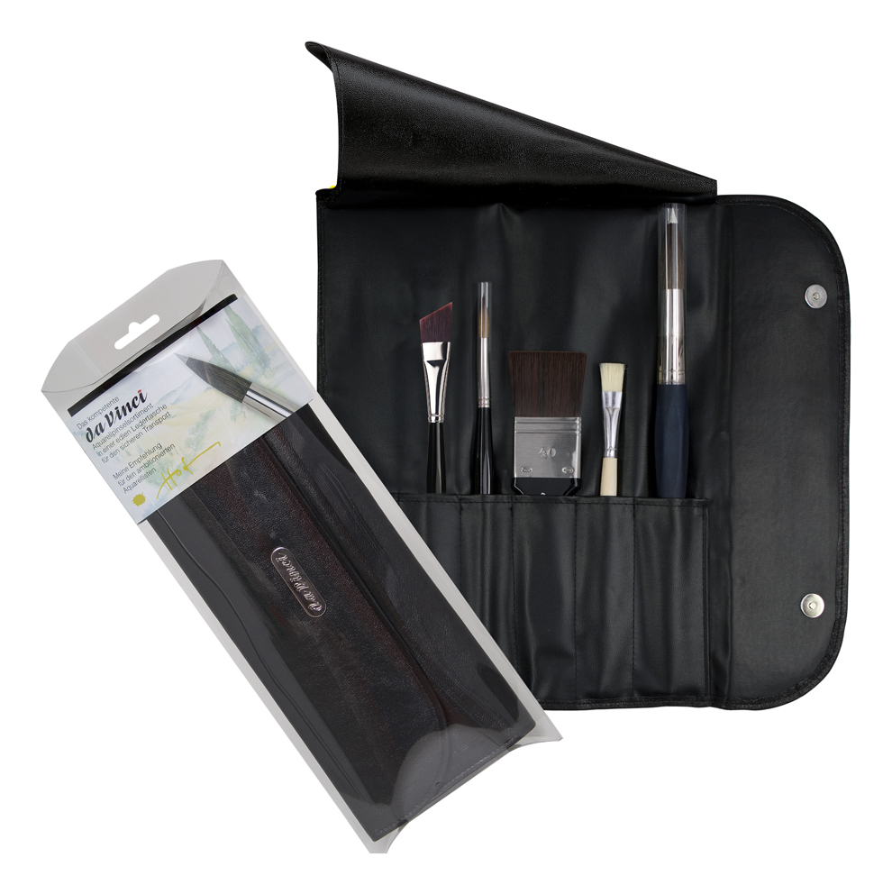 da Vinci Series 5271 Water colour brush set in leather case