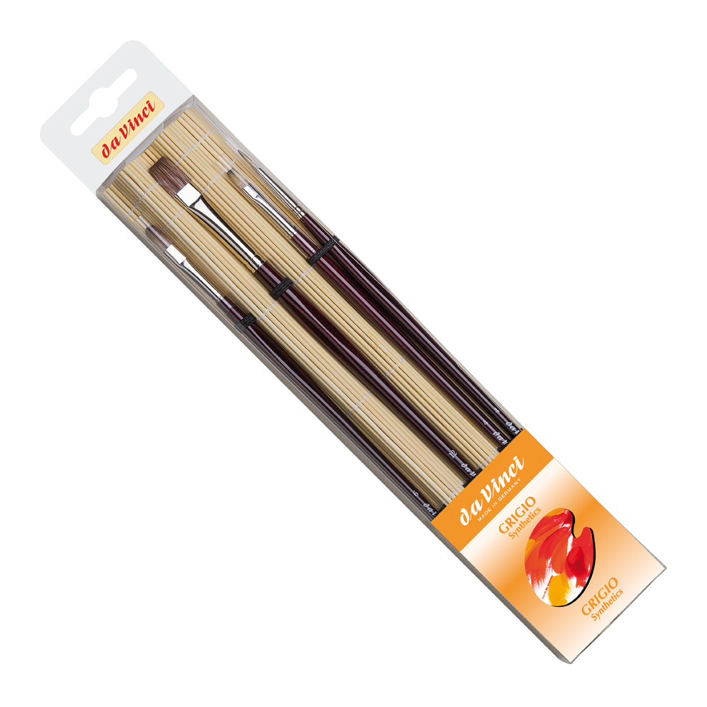 da Vinci Series 5324 GRIGIO-Set in bamboo mat 4019