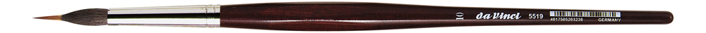 da Vinci Series 5519 Liner brush, with inlaid, extra long needle-sharp tip