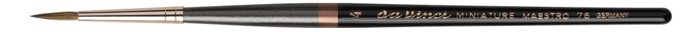 da Vinci Series 76 MINIATURE MAESTRO round, short and pointed